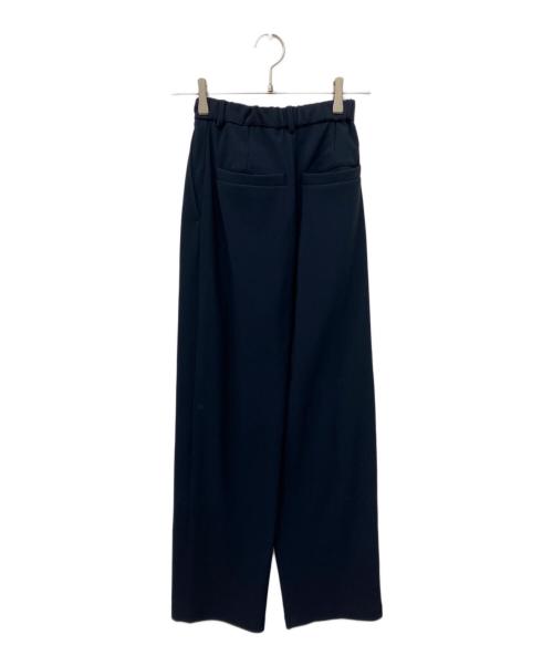 CLANE（クラネ）CLANE (クラネ) リブストライプタックパンツ ネイビー 未使用品の古着・服飾アイテム