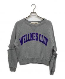 INSCRIRE（アンスクリア）の古着「WELLNESS CLUB Crew Sweat Shirt」｜グレー