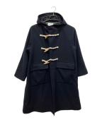 RAXAラシャ）の古着「WOOLLET Aラインロングダッフルコート」｜ネイビー