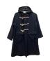 RAXA（ラシャ）の古着「WOOLLET Aラインロングダッフルコート」｜ネイビー