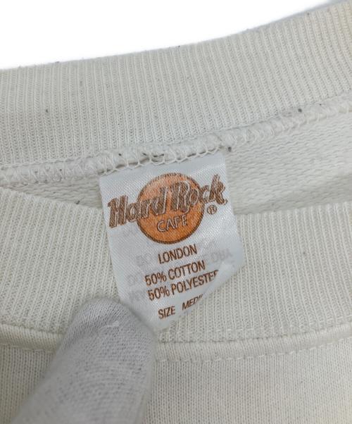 Hard Rock cafe（ハードロックカフェ）Hard Rock cafe (ハードロックカフェ) スウェット ホワイト サイズ:Mの古着・服飾アイテム