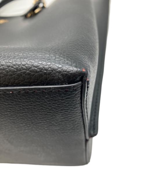 COACH（コーチ）COACH (コーチ) モリートートバッグ ブラック×レッドの古着・服飾アイテム