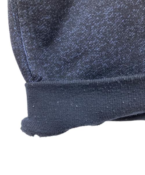 CAHLUMN（カウラム）CAHLUMN (カウラム) Merino Wool+Cotton Loop Back V-neck Sweatshirt ネイビー サイズ:XXLの古着・服飾アイテム