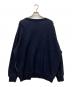 CAHLUMN (カウラム) Merino Wool+Cotton Loop Back V-neck Sweatshirt ネイビー サイズ:XXL：8000円