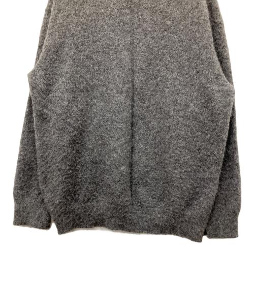 ssstein（シュタイン）ssstein (シュタイン) 25AW WOOL:ALPACA MILLED KNIT CREW NECK LS グレー サイズ:Mの古着・服飾アイテム