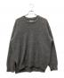ssstein（シュタイン）の古着「25AW WOOL:ALPACA MILLED KNIT CREW NECK LS」｜グレー