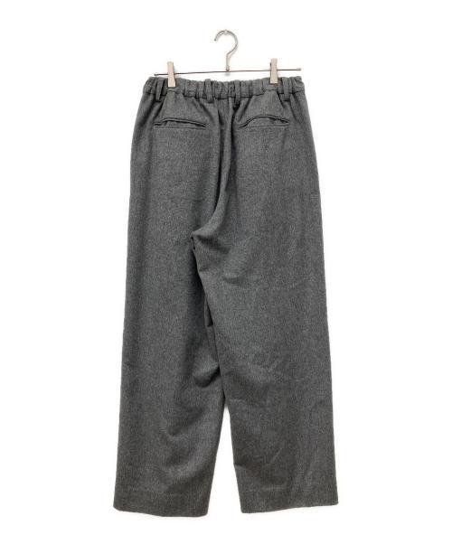 ssstein（シュタイン）ssstein (シュタイン) 25AW W/CA BEAVER EASY WIDE TROUSERS グレー サイズ:Mの古着・服飾アイテム