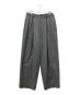 ssstein（シュタイン）の古着「25AW W/CA BEAVER EASY WIDE TROUSERS」｜グレー