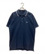 BURBERRY BLACK LABELバーバリーブラックレーベル）の古着「ポロシャツ」｜ネイビー