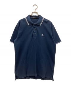 中古・古着通販】BURBERRY (バーバリー) ポロシャツ ネイビー サイズ:M