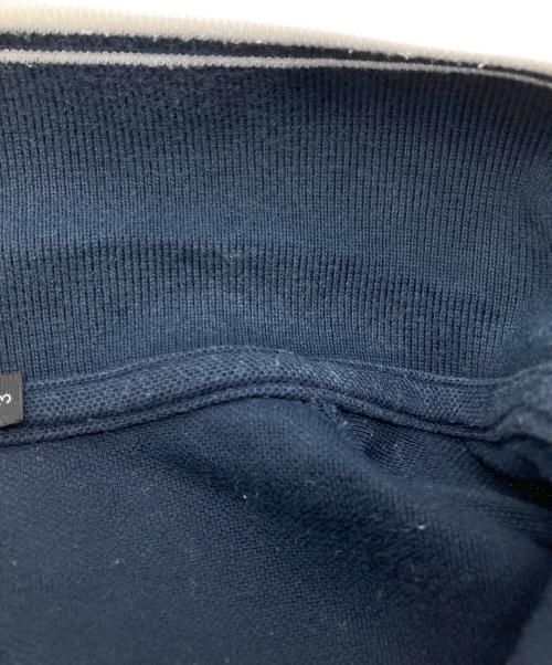 BURBERRY BLACK LABEL（バーバリーブラックレーベル）BURBERRY BLACK LABEL (バーバリーブラックレーベル) ポロシャツ ネイビー サイズ:Lの古着・服飾アイテム