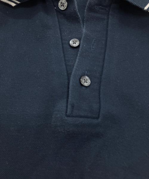 BURBERRY BLACK LABEL（バーバリーブラックレーベル）BURBERRY BLACK LABEL (バーバリーブラックレーベル) ポロシャツ ネイビー サイズ:Lの古着・服飾アイテム