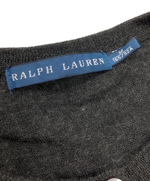 POLO RALPH LAUREN（ポロ・ラルフローレン）POLO RALPH LAUREN (ポロ・ラルフローレン) メリノウールニットカーディガン ブラウン サイズ:Mの古着・服飾アイテム