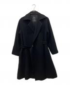 ）の古着「05AWベルテッドウールロングコート」｜ブラック