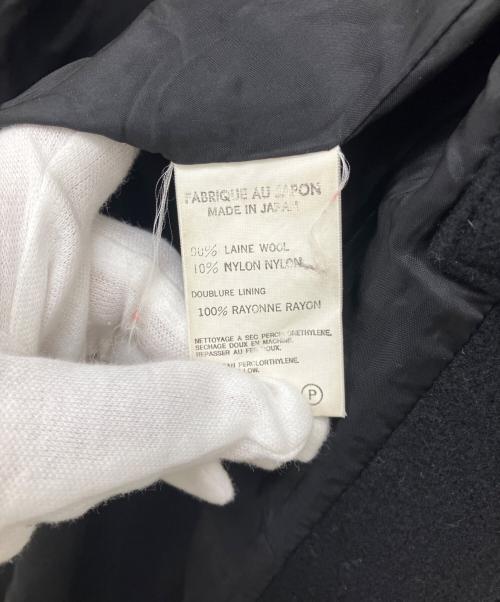 Y's（ワイズ）Y's (ワイズ) 05AWベルテッドウールロングコート ブラック サイズ:XLの古着・服飾アイテム