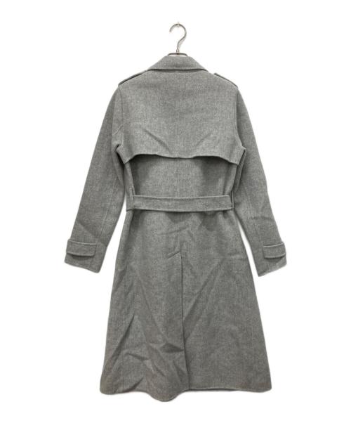 theory（セオリー）theory (セオリー) カシミアブレンドベルテッドコート グレー サイズ:Sの古着・服飾アイテム