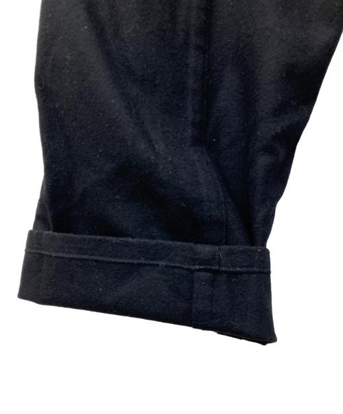 Y's（ワイズ）Y's (ワイズ) ベルテッドウールワイドパンツ ブラック サイズ:不明の古着・服飾アイテム