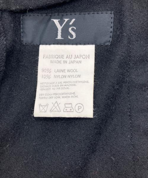 Y's（ワイズ）Y's (ワイズ) ベルテッドウールワイドパンツ ブラック サイズ:不明の古着・服飾アイテム