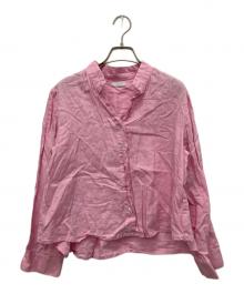 fog linen work（フォグリネンワーク）の古着「リネンシャツ」｜ピンク