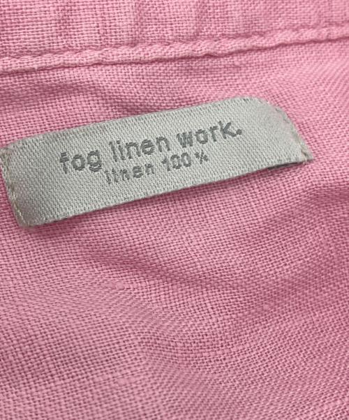 fog linen work（フォグリネンワーク）fog linen work (フォグリネンワーク) リネンシャツ ピンク サイズ:表記なしの古着・服飾アイテム
