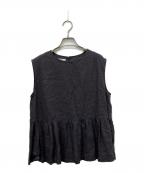 fog linen workフォグリネンワーク）の古着「リネンチュニック」｜グレー