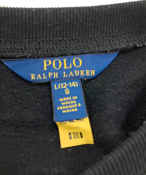 POLO RALPH LAUREN（ポロ・ラルフローレン）POLO RALPH LAUREN (ポロ・ラルフローレン) ポニー総柄スウェット ブラック サイズ:Lの古着・服飾アイテム