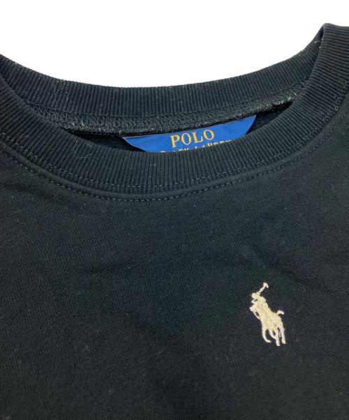POLO RALPH LAUREN（ポロ・ラルフローレン）POLO RALPH LAUREN (ポロ・ラルフローレン) ポニー総柄スウェット ブラック サイズ:Lの古着・服飾アイテム