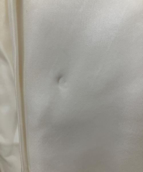 NOLLEY'S（ノーリーズ）NOLLEY'S (ノーリーズ) ベルテッドアンゴラブレンドコート ホワイト サイズ:36の古着・服飾アイテム