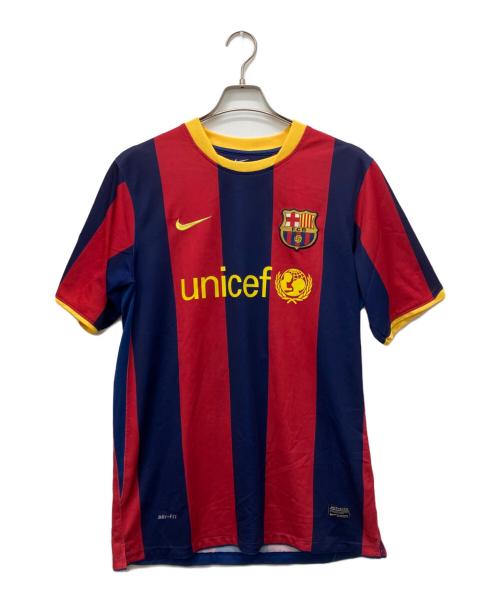 NIKE（ナイキ）NIKE (ナイキ) 10/11season XAVI GAME shirt レッド×ネイビー サイズ:Lの古着・服飾アイテム