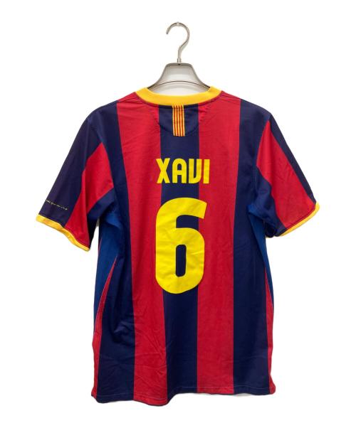 NIKE（ナイキ）NIKE (ナイキ) 10/11season XAVI GAME shirt レッド×ネイビー サイズ:Lの古着・服飾アイテム