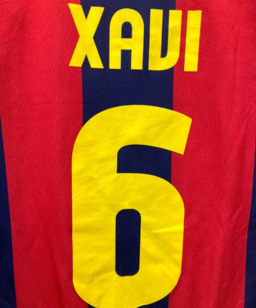 NIKE（ナイキ）NIKE (ナイキ) 10/11season XAVI GAME shirt レッド×ネイビー サイズ:Lの古着・服飾アイテム