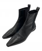 SHISEIシセイ）の古着「チゼルトゥアンクルブーツ」｜ブラック