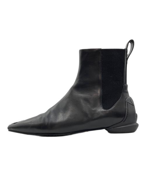 SHISEI（シセイ）SHISEI (シセイ) チゼルトゥアンクルブーツ ブラック サイズ:38の古着・服飾アイテム