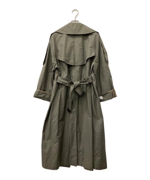 MaxMara THE CUBE（マックスマーラ ザ キューブ）MaxMara THE CUBE (マックスマーラ ザ キューブ) UTRENCH オーバーサイズ トレンチコート クレイ サイズ:38の古着・服飾アイテム