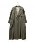 MaxMara THE CUBE（マックスマーラ ザ キューブ）の古着「UTRENCH オーバーサイズ トレンチコート」｜クレイ