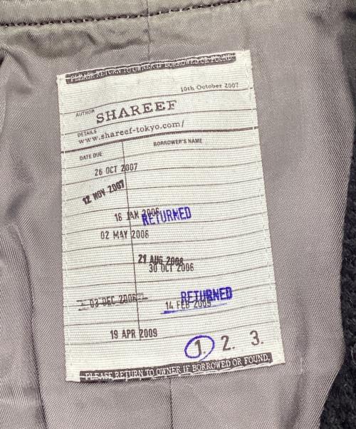 SHAREEF（シャリーフ）SHAREEF (シャリーフ) ダブルライダースジャケット ブラック サイズ:1の古着・服飾アイテム