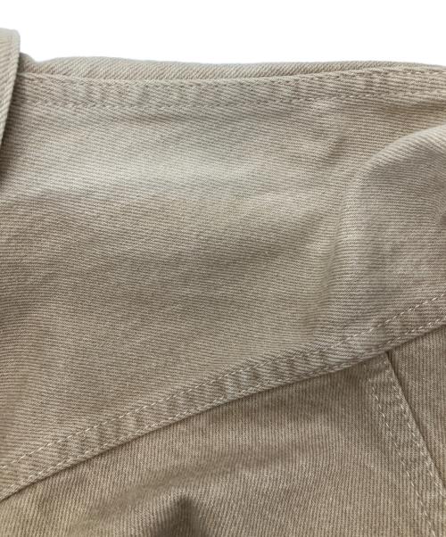 GUESS JEANS（ゲス ジーンズ）GUESS JEANS (ゲス ジーンズ) デニムジャケット ベージュ サイズ:XLの古着・服飾アイテム