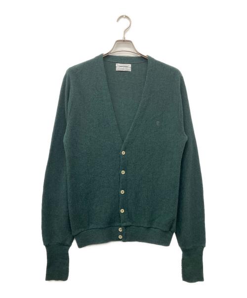 Christian Dior（クリスチャン ディオール）Christian Dior (クリスチャン ディオール) アクリルニットカーディガン グリーン サイズ:Lの古着・服飾アイテム