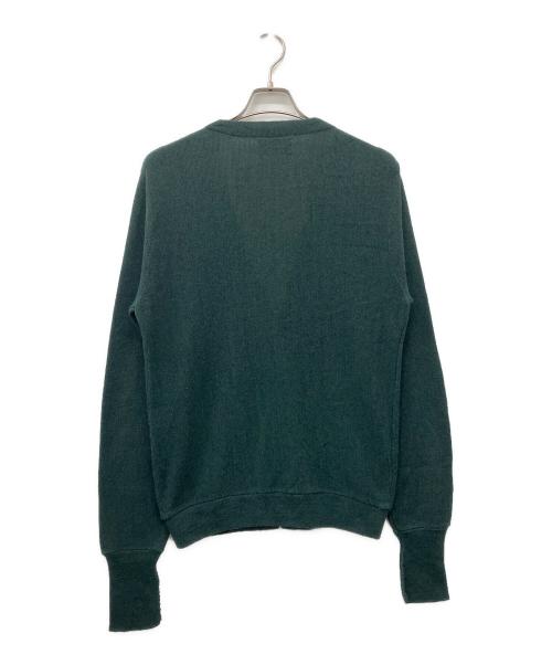 Christian Dior（クリスチャン ディオール）Christian Dior (クリスチャン ディオール) アクリルニットカーディガン グリーン サイズ:Lの古着・服飾アイテム