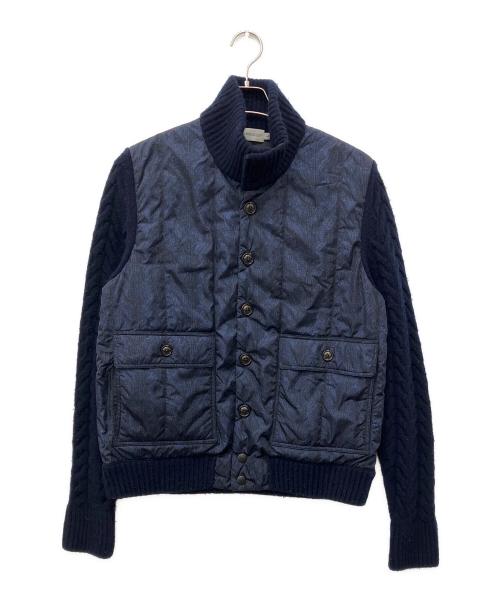 MONCLER（モンクレール）MONCLER (モンクレール) MAGLIONE TRICOT CARDIGAN ネイビー サイズ:Lの古着・服飾アイテム