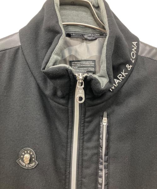 MARK&LONA（マークアンドロナ）MARK&LONA (マークアンドロナ) 切替中綿JACKET ブラック サイズ:Lの古着・服飾アイテム
