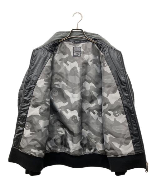 MARK&LONA（マークアンドロナ）MARK&LONA (マークアンドロナ) 切替中綿ジャケット ブラック×グレー サイズ:Lの古着・服飾アイテム