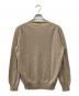 maison kitsune (メゾンキツネ) カシミア100％Vネックニット ベージュ サイズ:M：12000円