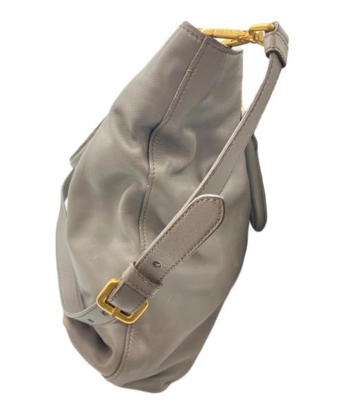 PRADA（プラダ）PRADA (プラダ) 2WAYショルダーバッグ グレーの古着・服飾アイテム