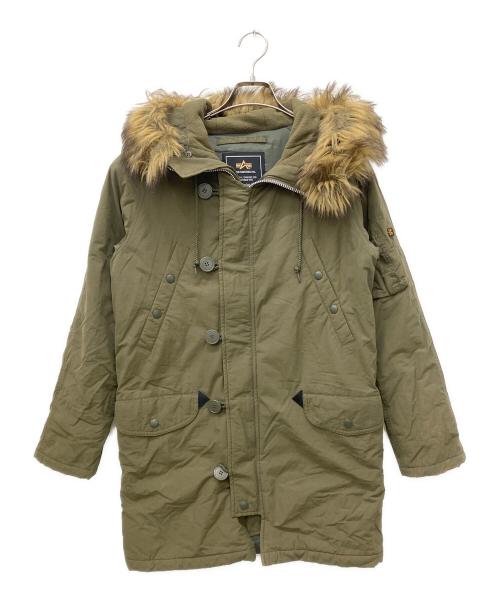 ALPHA（アルファ）ALPHA (アルファ) N3-Bフライトジャケット カーキ サイズ:Mの古着・服飾アイテム