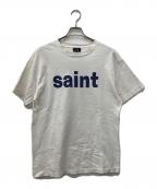 SAINT MICHAELセントマイケル）の古着「ロゴプリントTシャツ」｜ホワイト