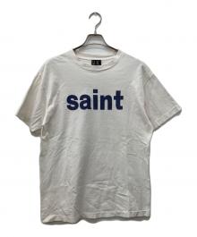 SAINT MICHAEL（セントマイケル）の古着「ロゴプリントTシャツ」｜ホワイト