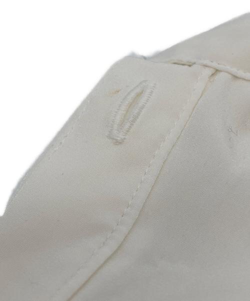 BALLSEY（ボールジィ）BALLSEY (ボールジィ) クリアデシン フリルボウタイブラウス ホワイト サイズ:36の古着・服飾アイテム