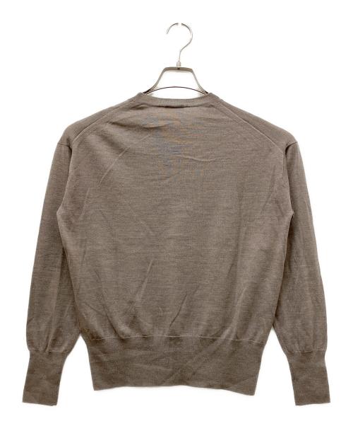 YLEVE（イレーヴ）YLEVE (イレーヴ) ウールシルクカシミヤニット ブラウン サイズ:Freeの古着・服飾アイテム