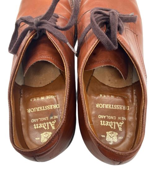 Alden（オールデン）Alden (オールデン) DRESSTERIOR (ドレステリア) ミリタリーラストプレーントゥシューズ ブラウン サイズ:7 1/2の古着・服飾アイテム